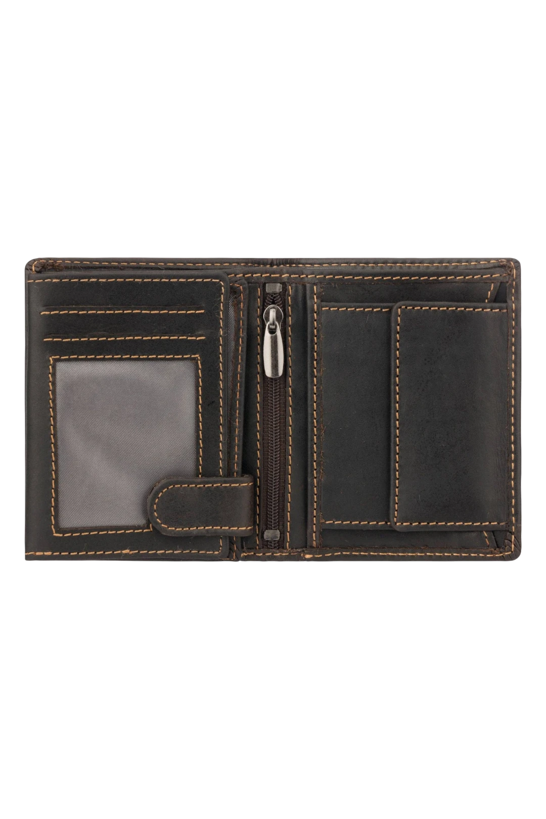 Minori Leather Philip Leather Men's Trifold Wallet – Brown
