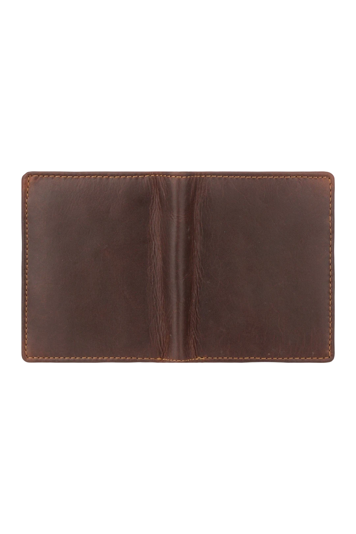 Minori Leather Philip Leather Trifold Wallet for Men – Chestnut