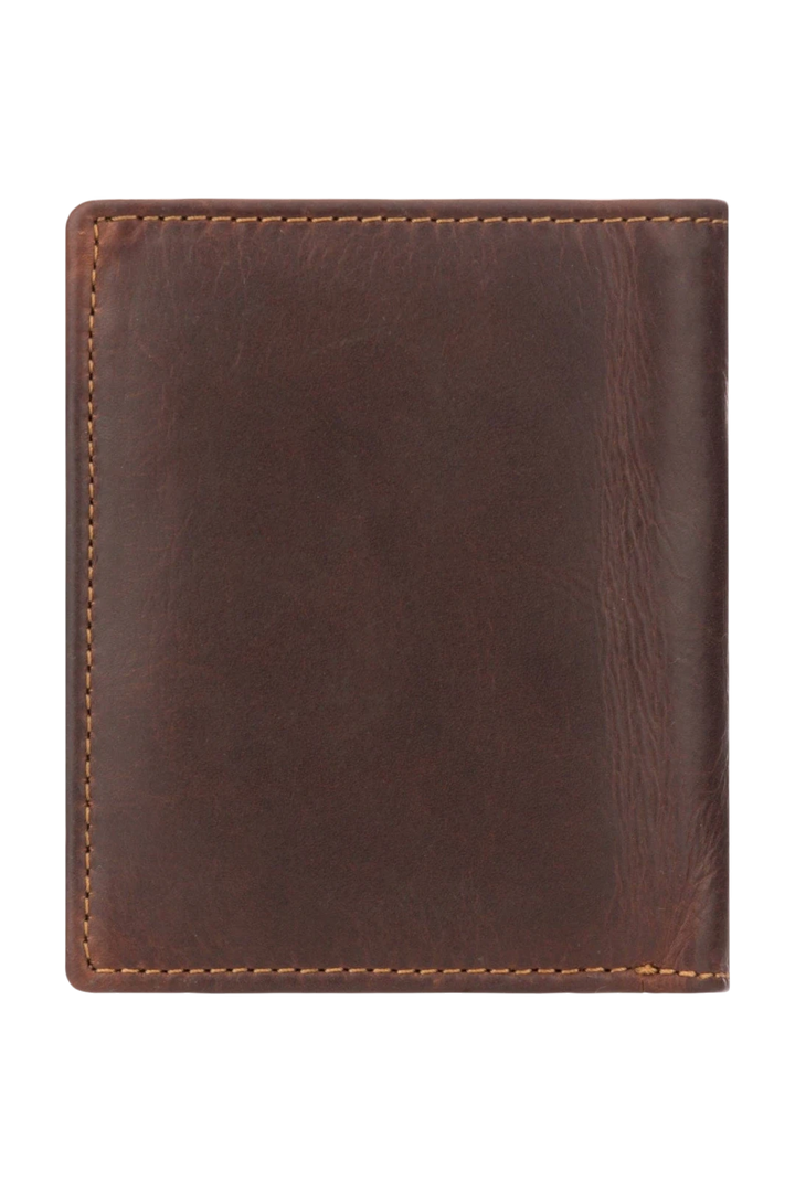 Minori Leather Philip Leather Trifold Wallet for Men – Chestnut