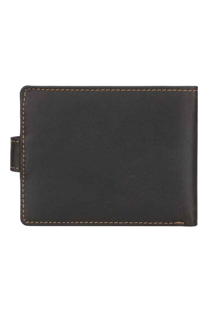 Minori Leather Phoenix Leather Men's Clip Bifold Wallet – Brown