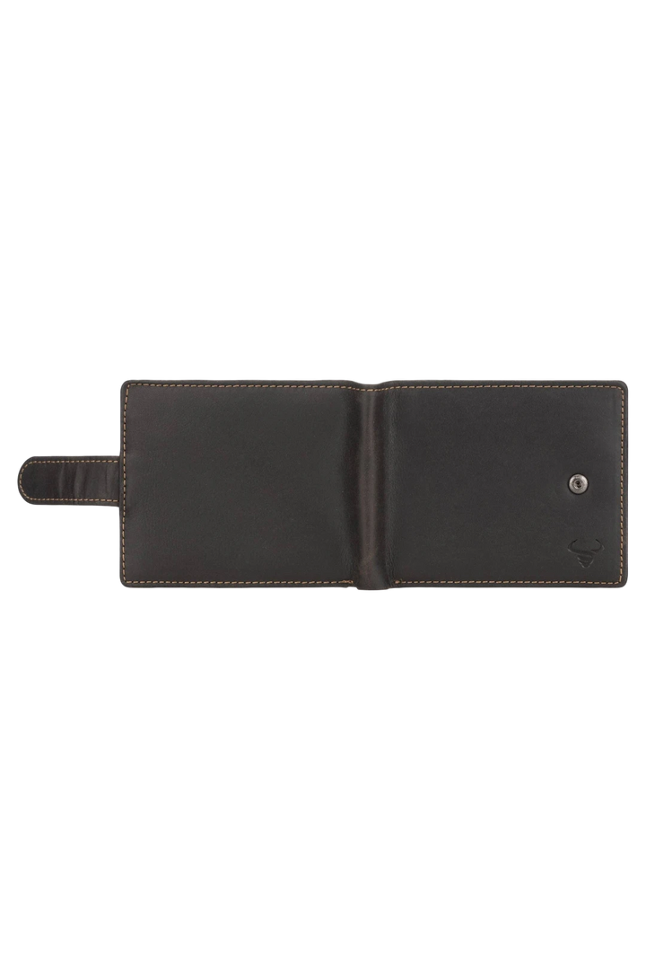 Minori Leather Phoenix Leather Men's Clip Bifold Wallet – Brown