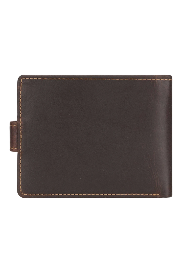 Minori Leather Phoenix Leather Men's Clip Bifold Wallet – Chestnut
