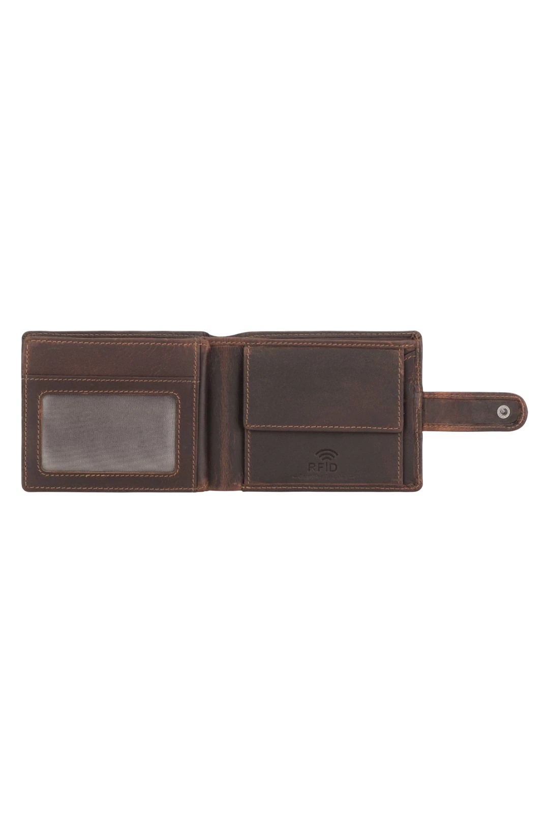 Minori Leather Phoenix Leather Men's Clip Bifold Wallet – Chestnut