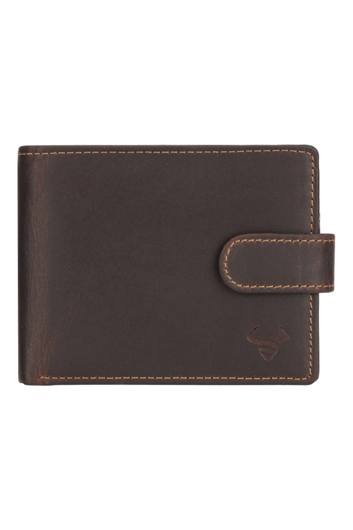 Minori Leather Phoenix Leather Men's Clip Bifold Wallet – Chestnut
