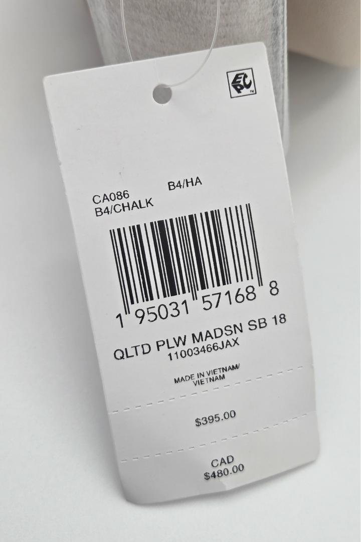 Coach Pillow Madison Shoulder Bag 18 with Quilting in Chalk