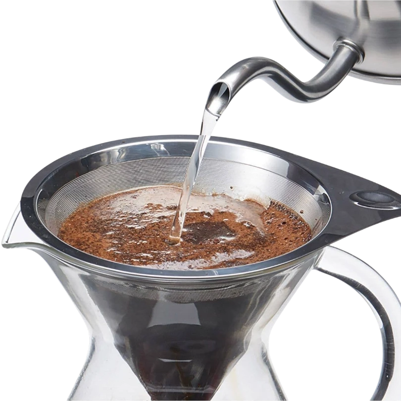Aerolatte Pour Over Coffee Brewer with Stainless Steel Microfilter – 12 oz (350 ml)