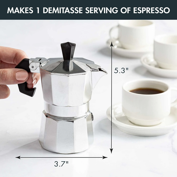 Primula Classic Stovetop 1-Cup Espresso Maker (2 fl. oz / 60 ml)