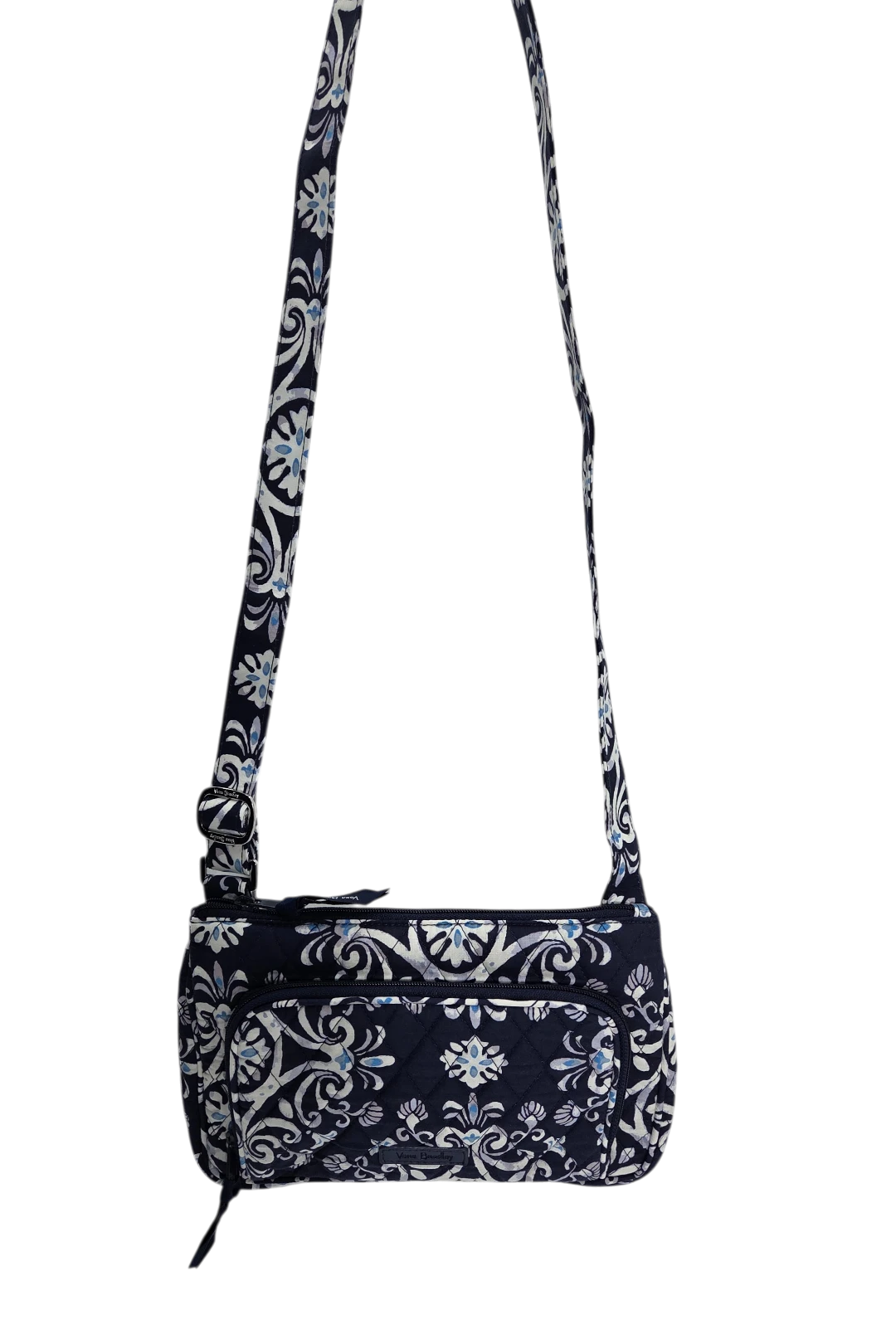 Vera Bradley RFID Little Hipster – Steel Blue Medallion