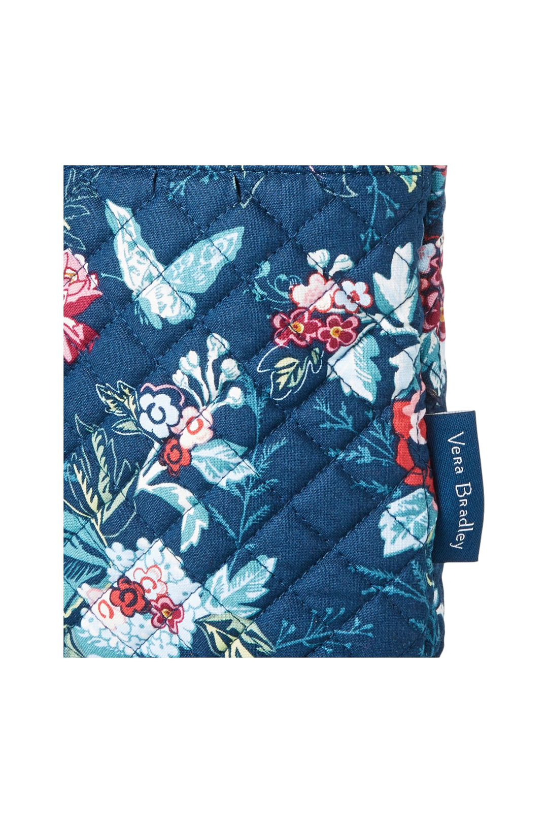 Vera Bradley Triple Zip Hipster – Rose Toile Recycled Cotton Crossbody