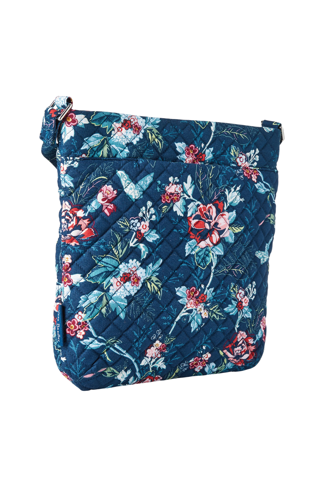 Vera Bradley Triple Zip Hipster – Rose Toile Recycled Cotton Crossbody