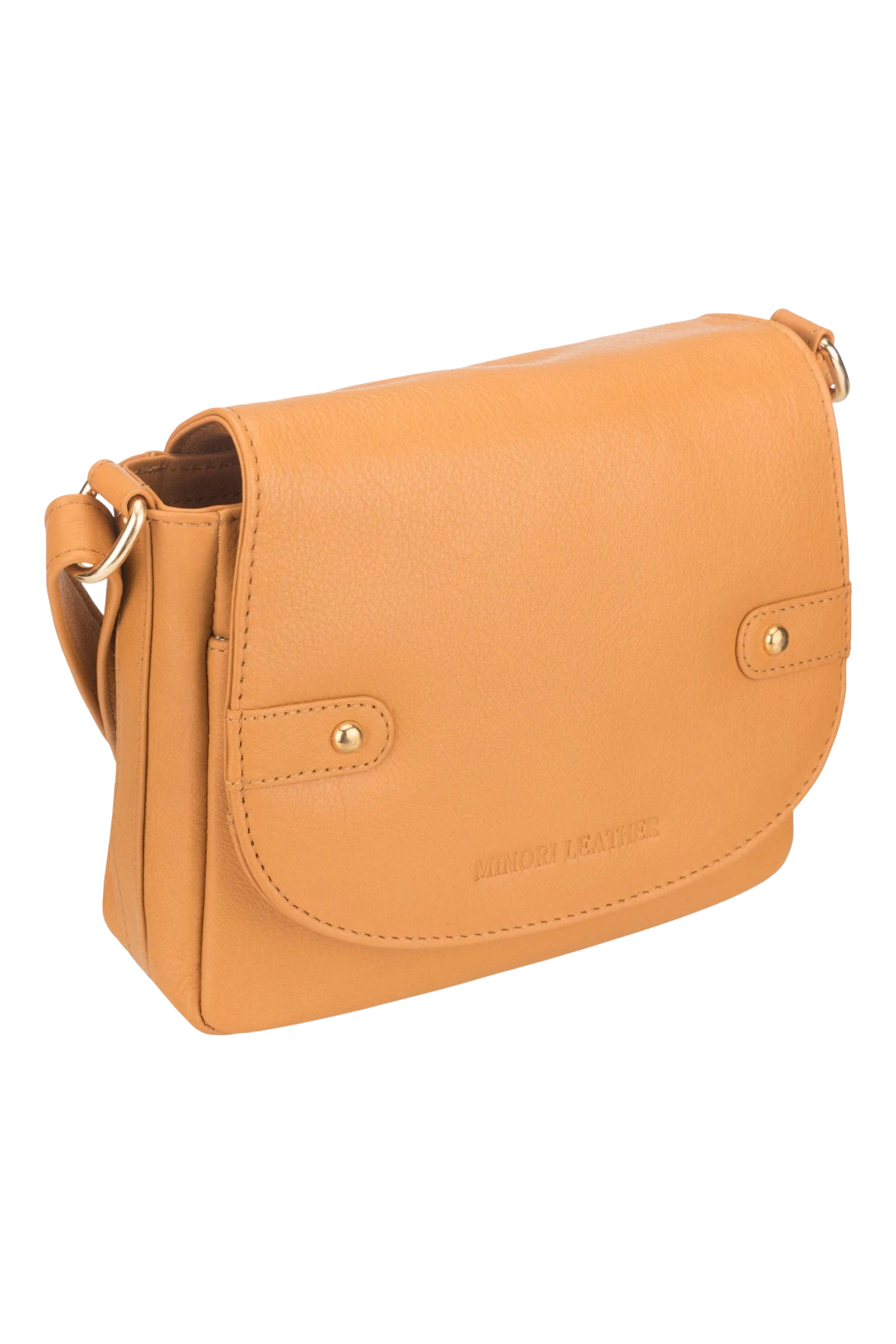Minori Leather Savannah Leather Crossbody Bag for Women – Tan