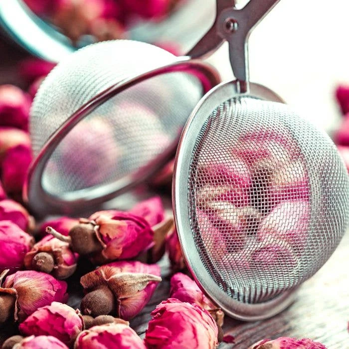 Snap Mesh Ball Tea Infuser – 2" Stainless Steel