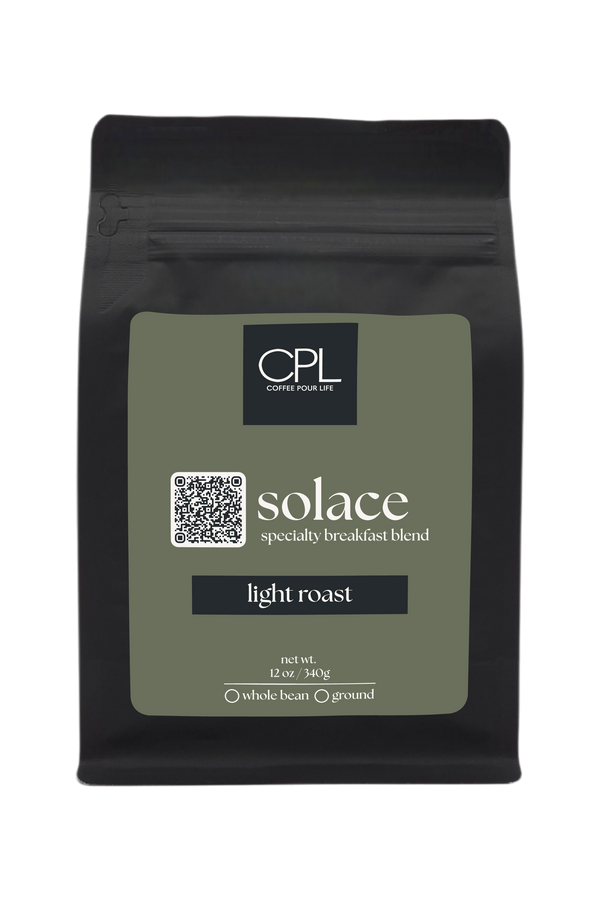 Solace – Light Roast Breakfast Blend | Coffee Pour Life