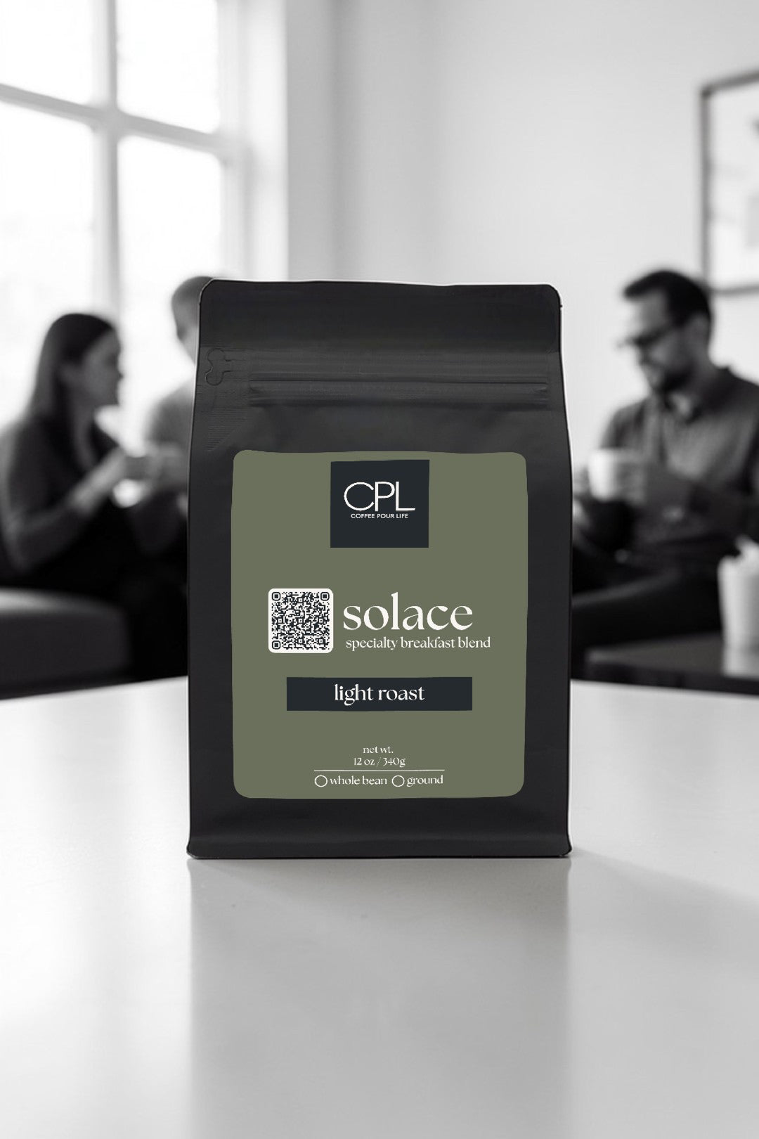 Solace – Light Roast Breakfast Blend | Coffee Pour Life