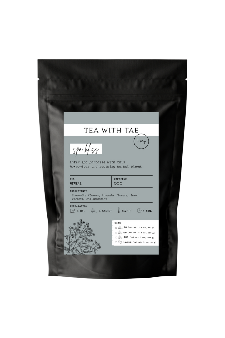 Spa Bliss Herbal Relaxing Tea Pouch