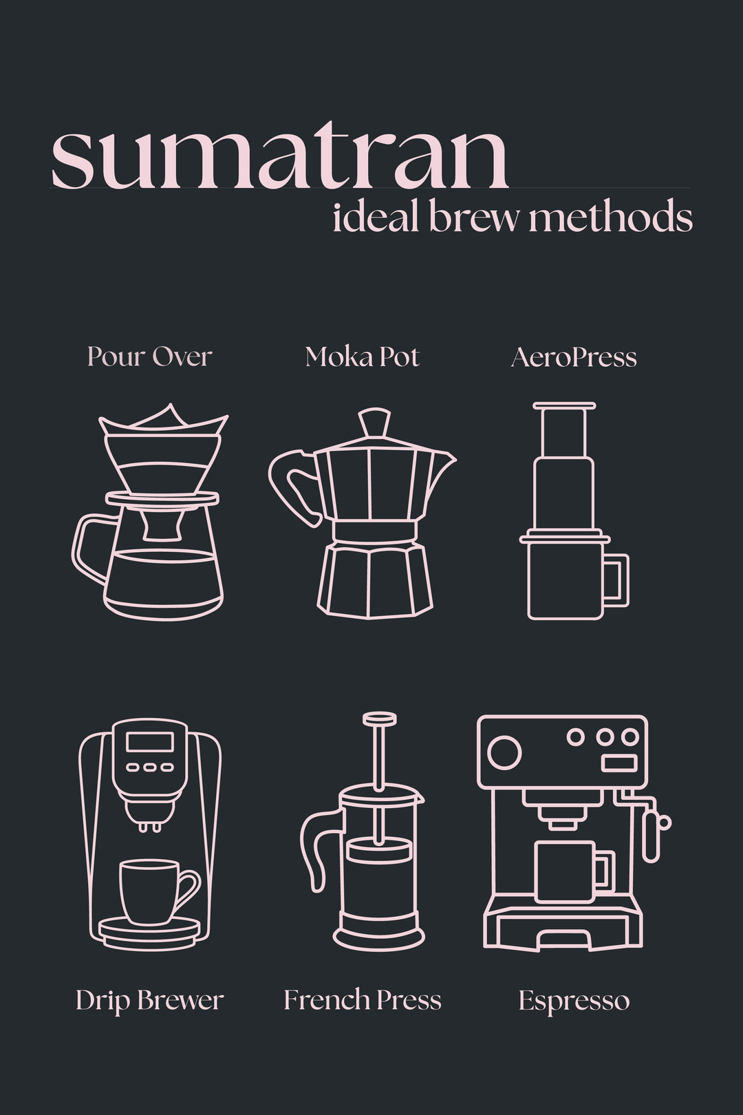 Sumatran Dark Roast Coffee – Single Origin | Coffee Pour Life
