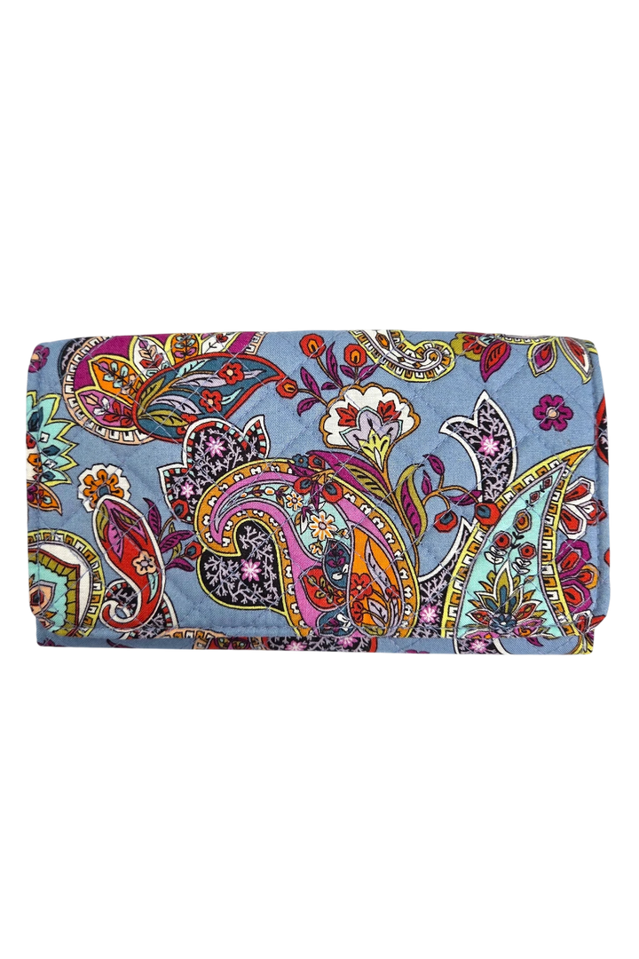 Vera Bradley Trifold Clutch Wallet – Provence Paisley