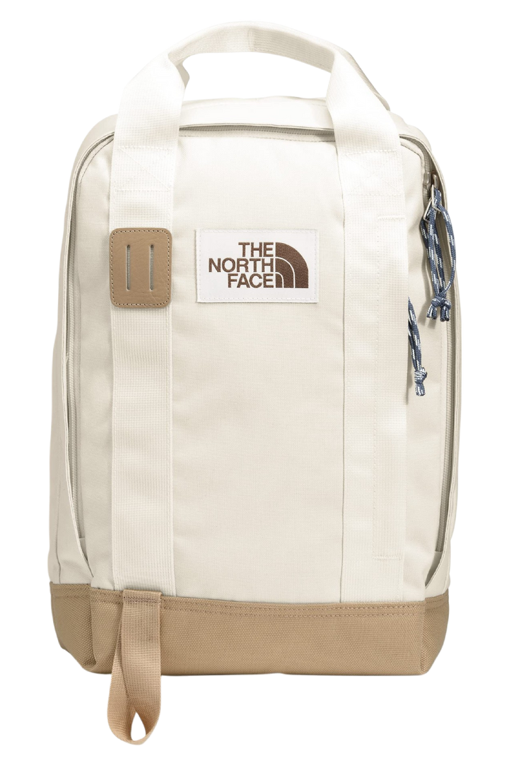 The North Face Tote Pack – Vintage White/Dark Heather Convertible Backpack & Tote