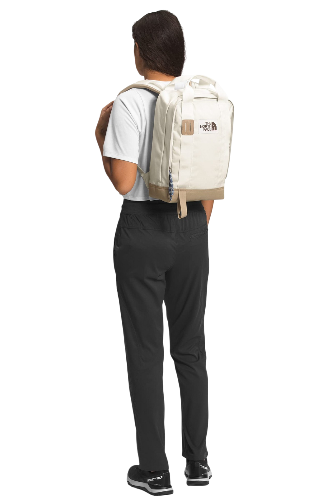 The North Face Tote Pack – Vintage White/Dark Heather Convertible Backpack & Tote
