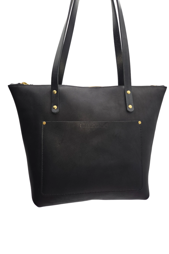 Urban Southern Urban Zipper Tote - Full-Grain Leather | Handcrafted in the USA
