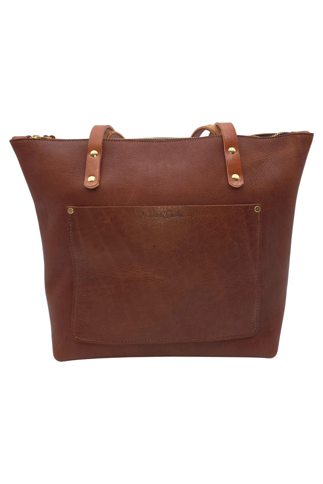 Urban Southern Urban Zipper Tote - Full-Grain Leather | Handcrafted in the USA