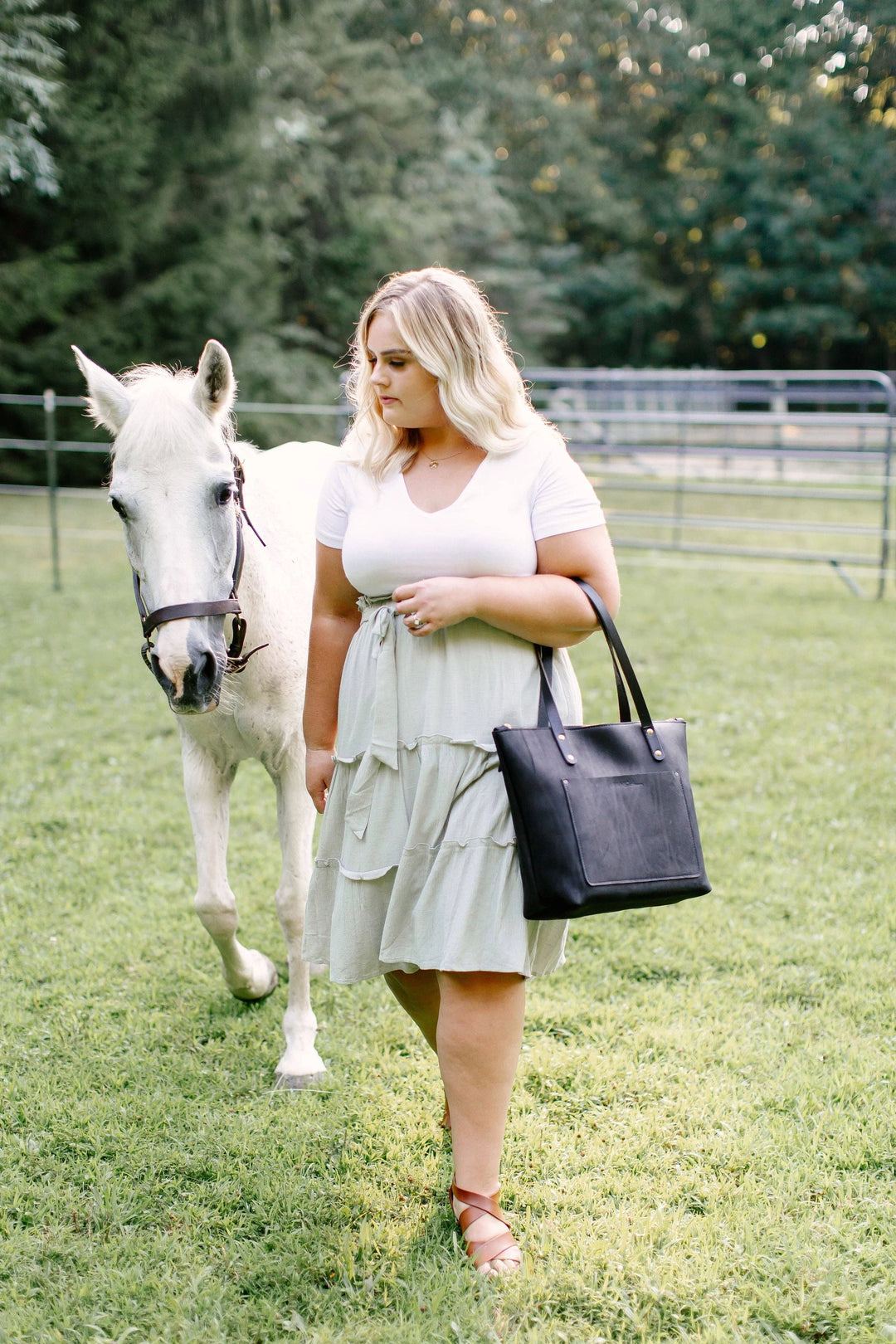 Urban Southern Urban Zipper Tote - Full-Grain Leather | Handcrafted in the USA