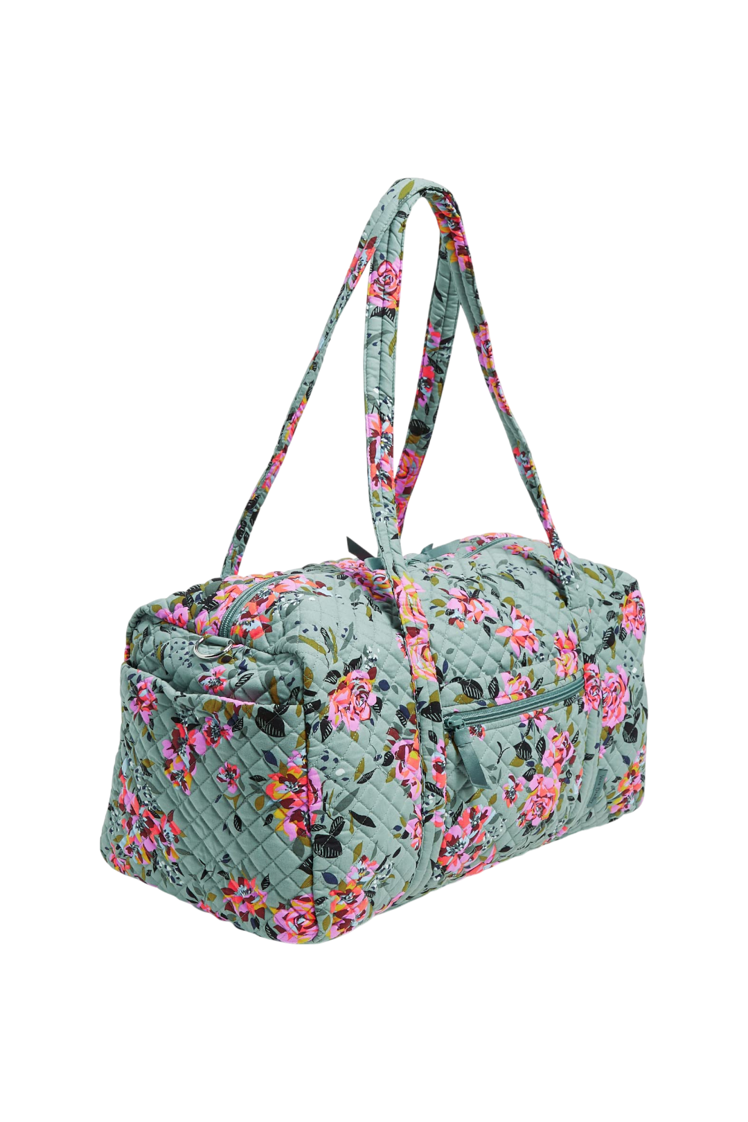 Vera Bradley Women's Cotton Medium Travel Duffel Bag – Rosy Outlook