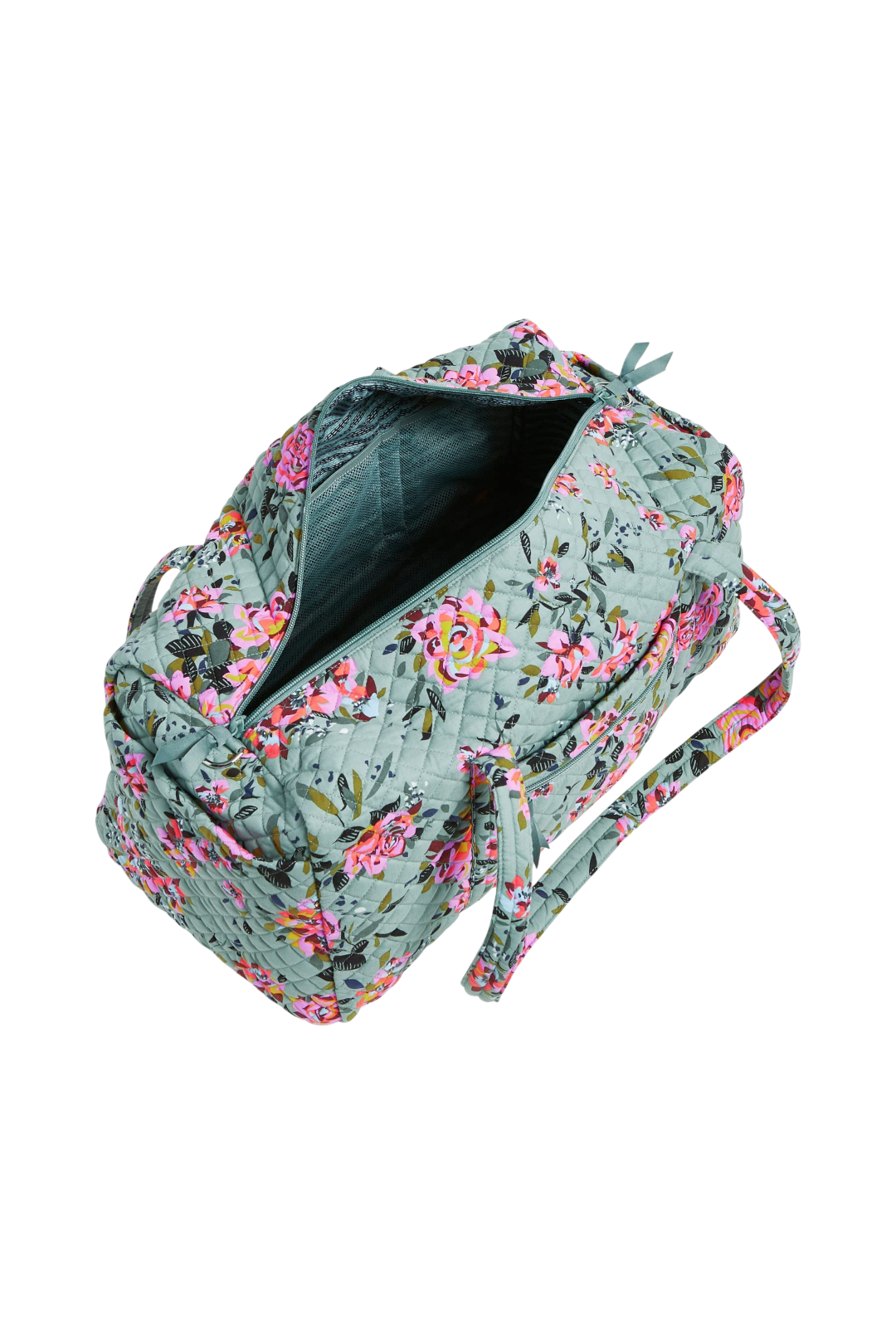Vera Bradley Women's Cotton Medium Travel Duffel Bag – Rosy Outlook