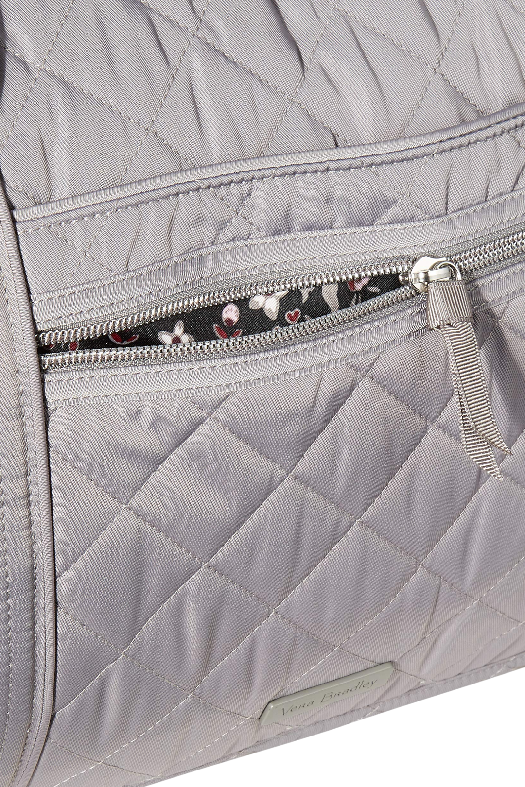 Vera Bradley Performance Twill Medium Travel Duffle Bag – Tranquil Gray