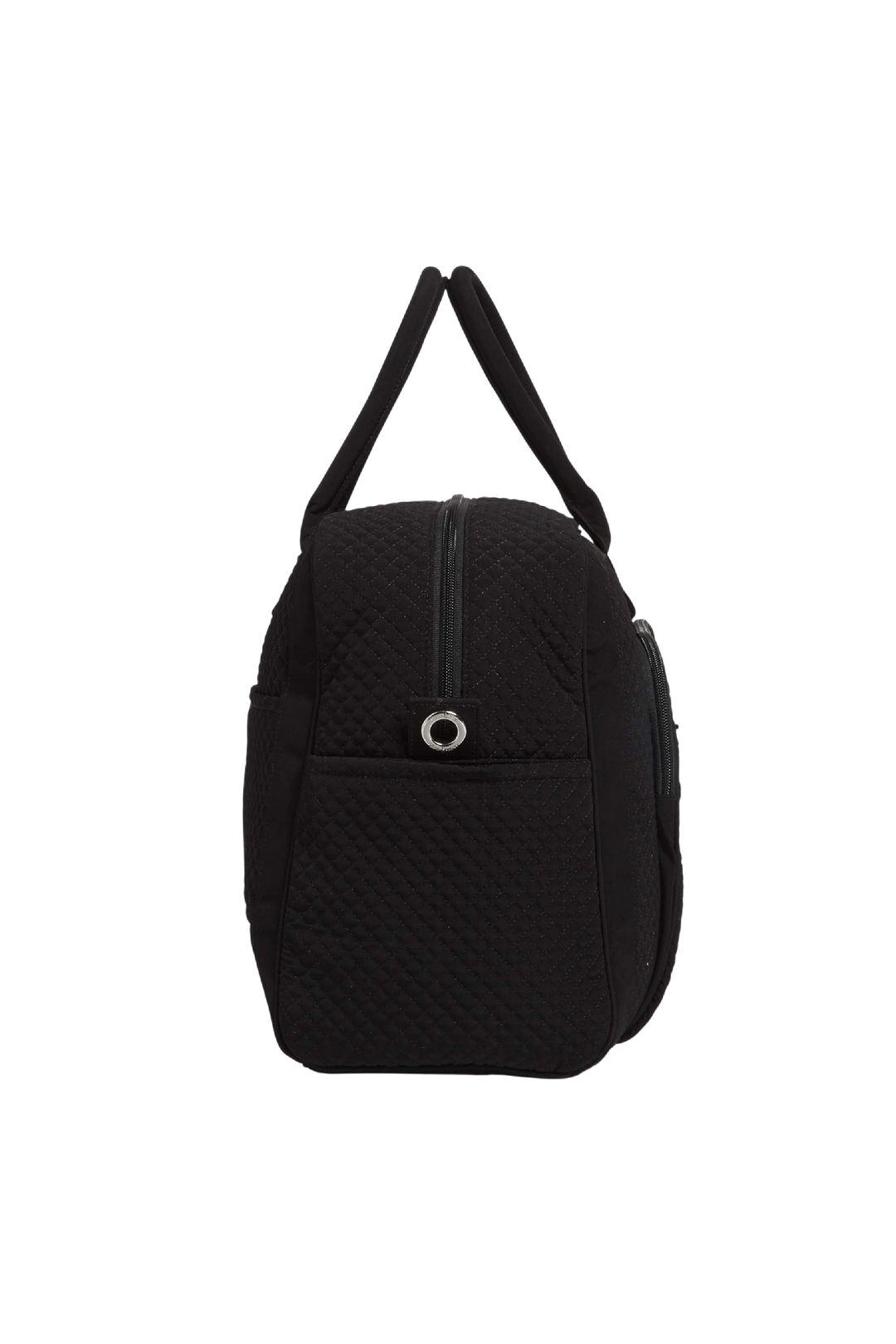 Vera Bradley Microfiber Classic Weekender Travel Bag in Black