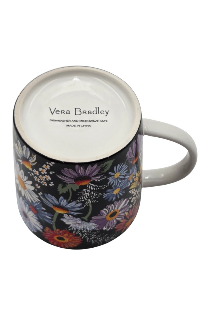 Vera Bradley 12oz Ceramic Mug – Daisy Fields Bright