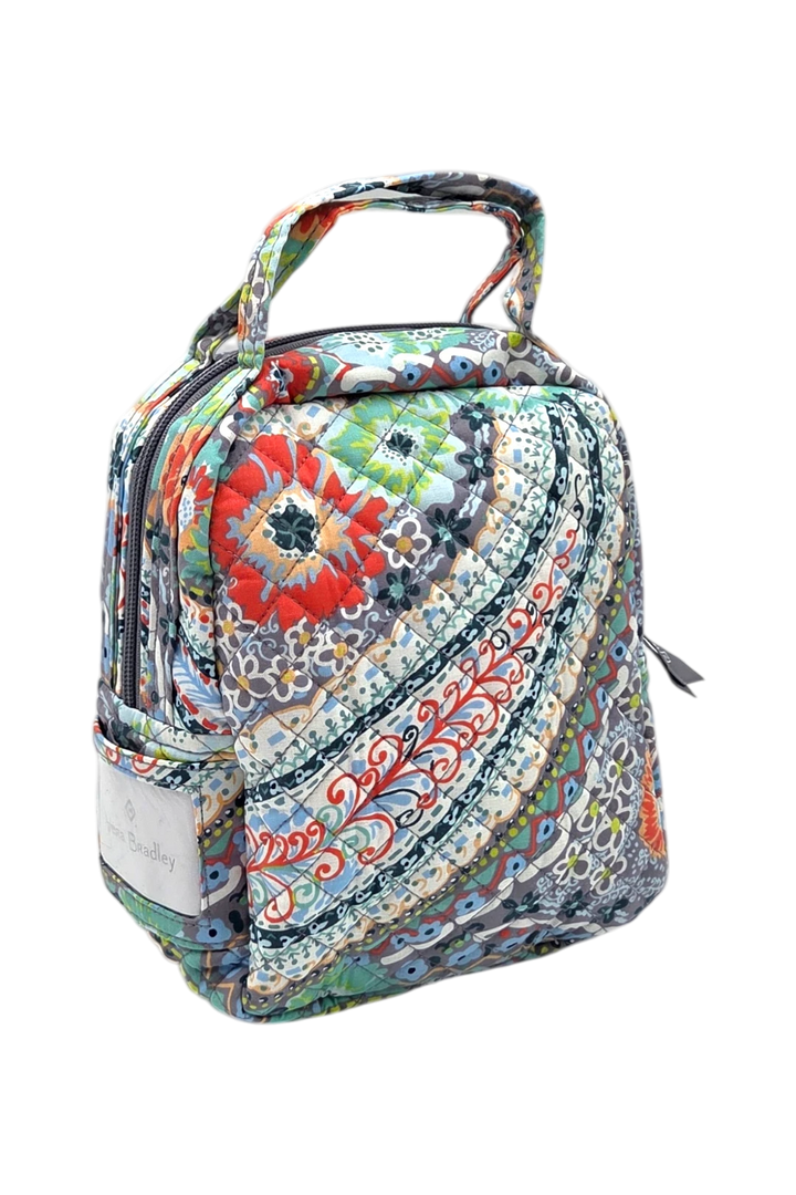 Vera Bradley Cotton Lunch Bunch Lunch Bag – Citrus Paisley