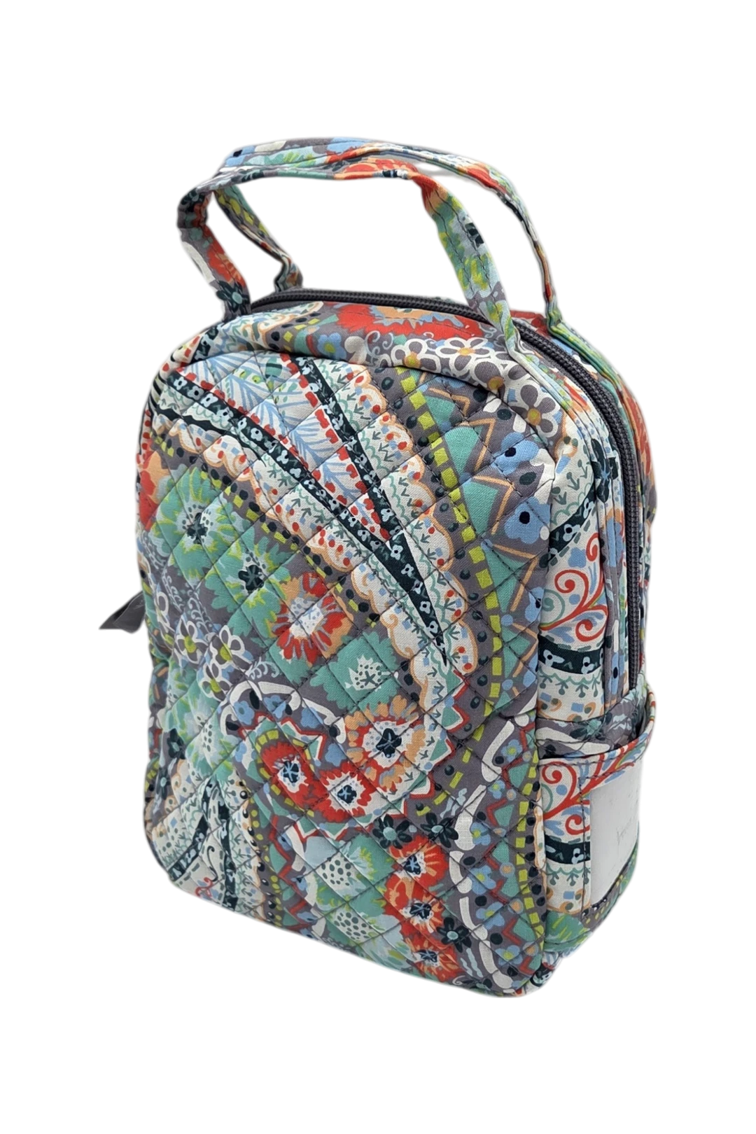 Vera Bradley Cotton Lunch Bunch Lunch Bag – Citrus Paisley