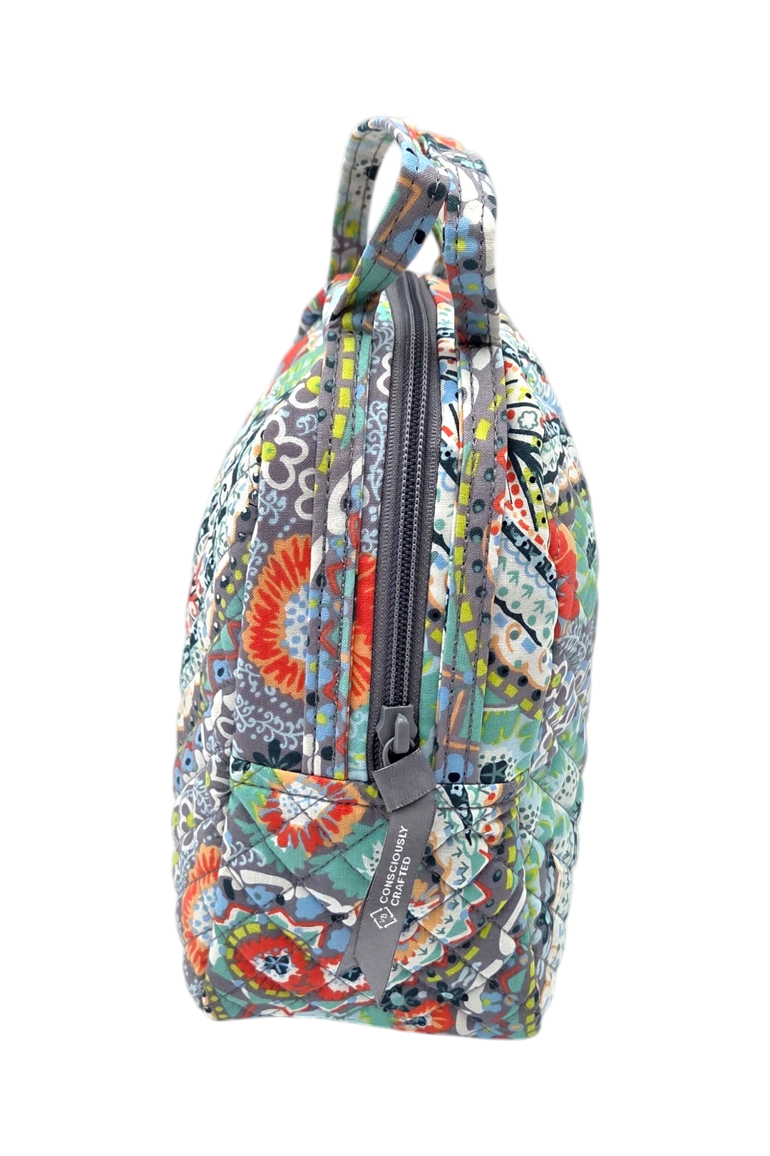 Vera Bradley Cotton Lunch Bunch Lunch Bag – Citrus Paisley