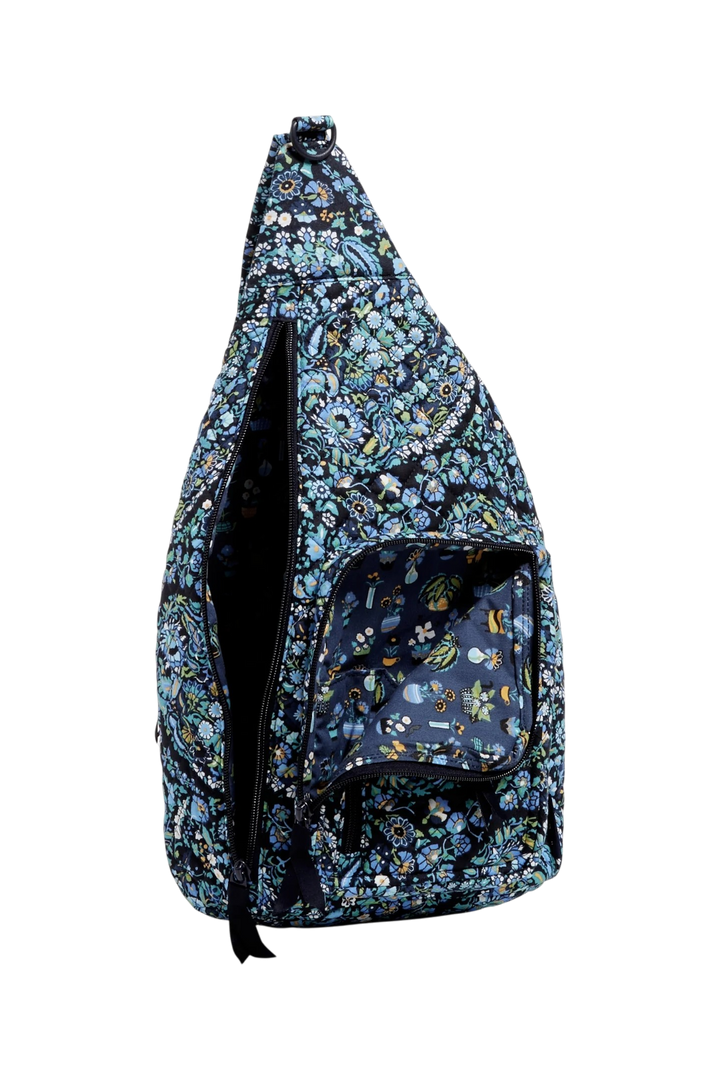 Vera Bradley Sling Backpack – Dreamer Paisley Recycled Cotton
