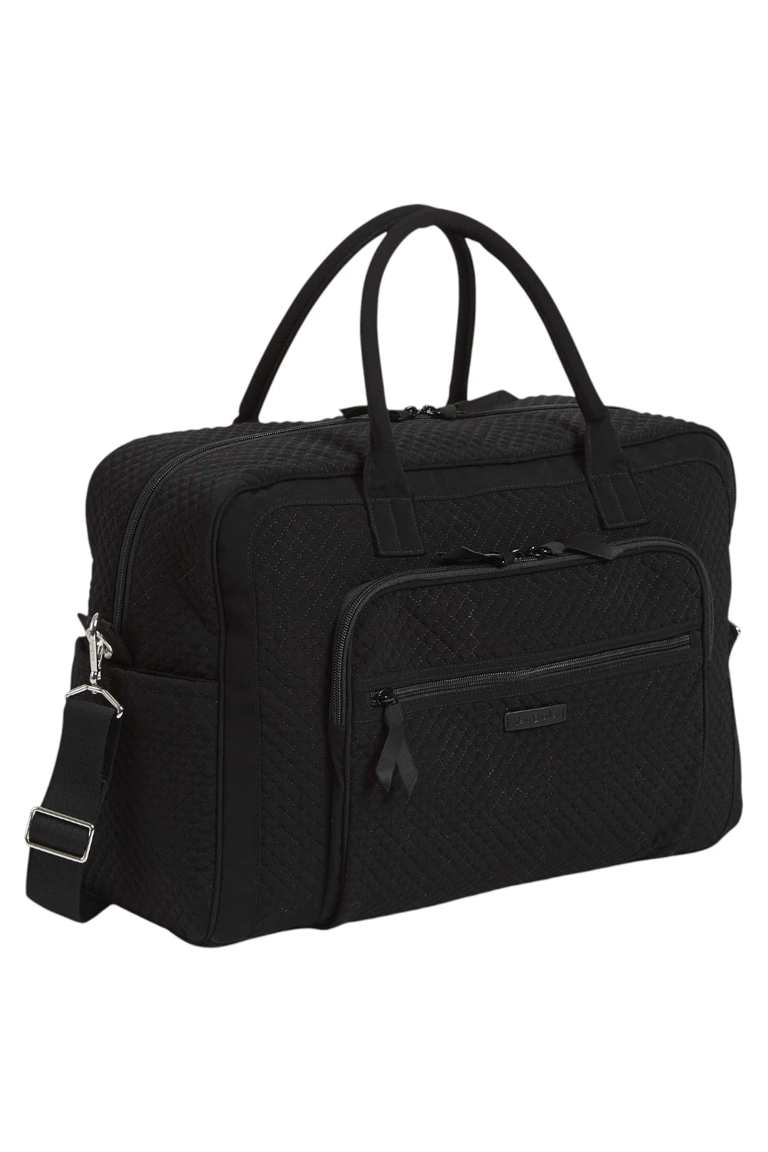 Vera Bradley Microfiber Classic Weekender Travel Bag - Black
