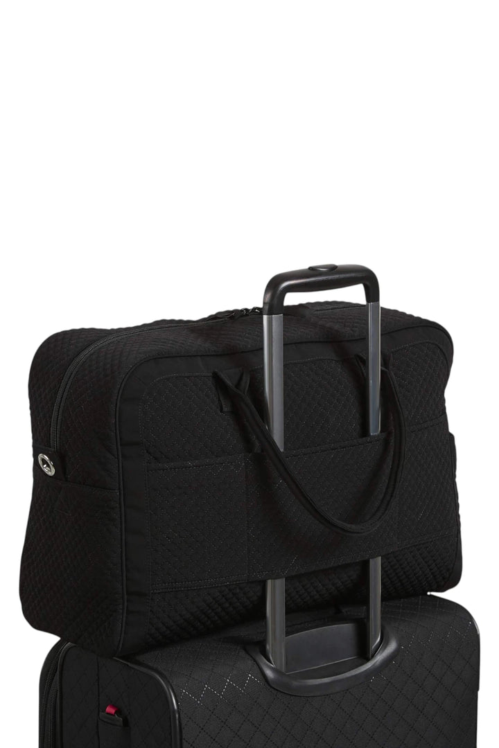 Vera Bradley Microfiber Classic Weekender Travel Bag - Black