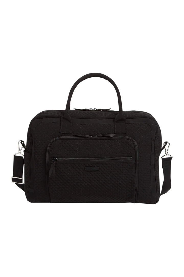 Vera Bradley Microfiber Classic Weekender Travel Bag - Black