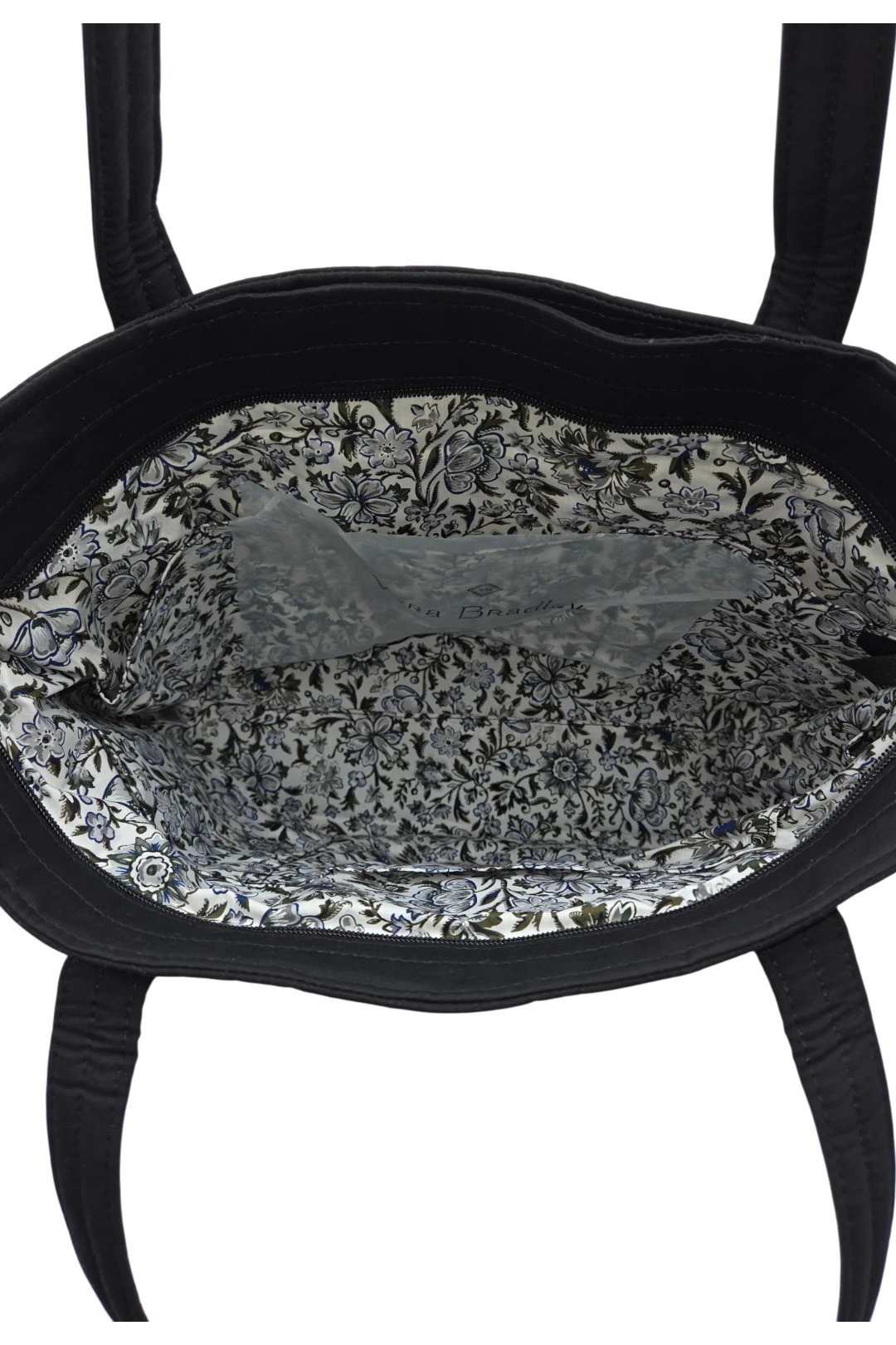 Vera Bradley Cotton Vera Tote Bag – Black