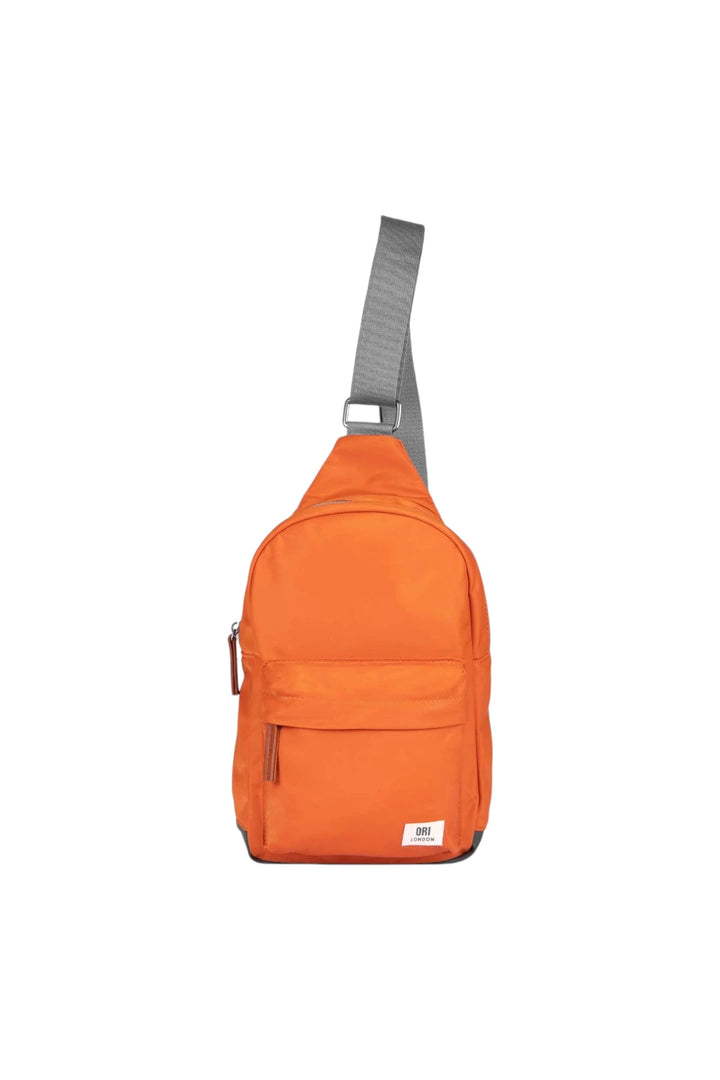 ORI LONDON Willesden Sling Bag in Burnt Orange