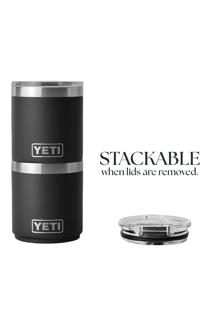 YETI Rambler 10 oz Lowball 2.0 with Magslider Lid – Stackable Insulated Stainless Steel Tumbler