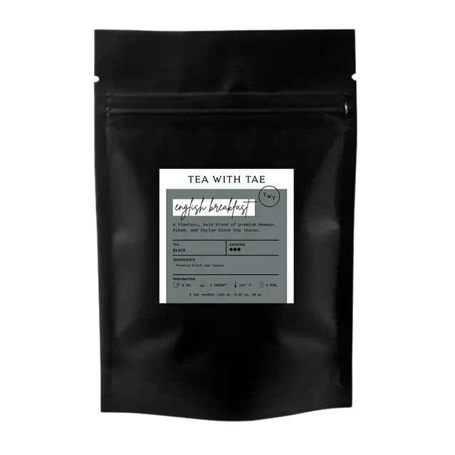 English Breakfast Black Tea - Robust & Bold Morning Brew