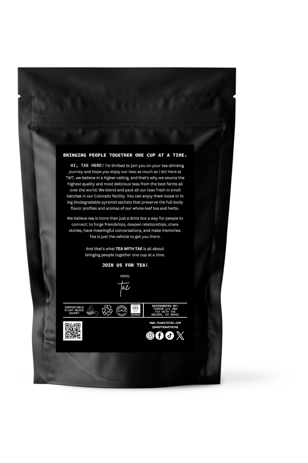 Spa Bliss Herbal Relaxing Tea Pouch