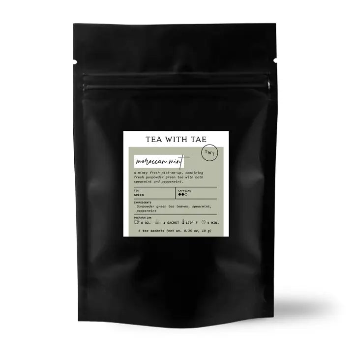 Moroccan Mint Tea Pouch – Refreshing Green Tea with Spearmint