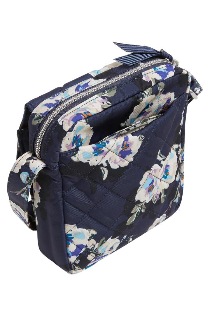 Vera Bradley Performance Twill Small Crossbody Bag – Blooms and Branches Navy