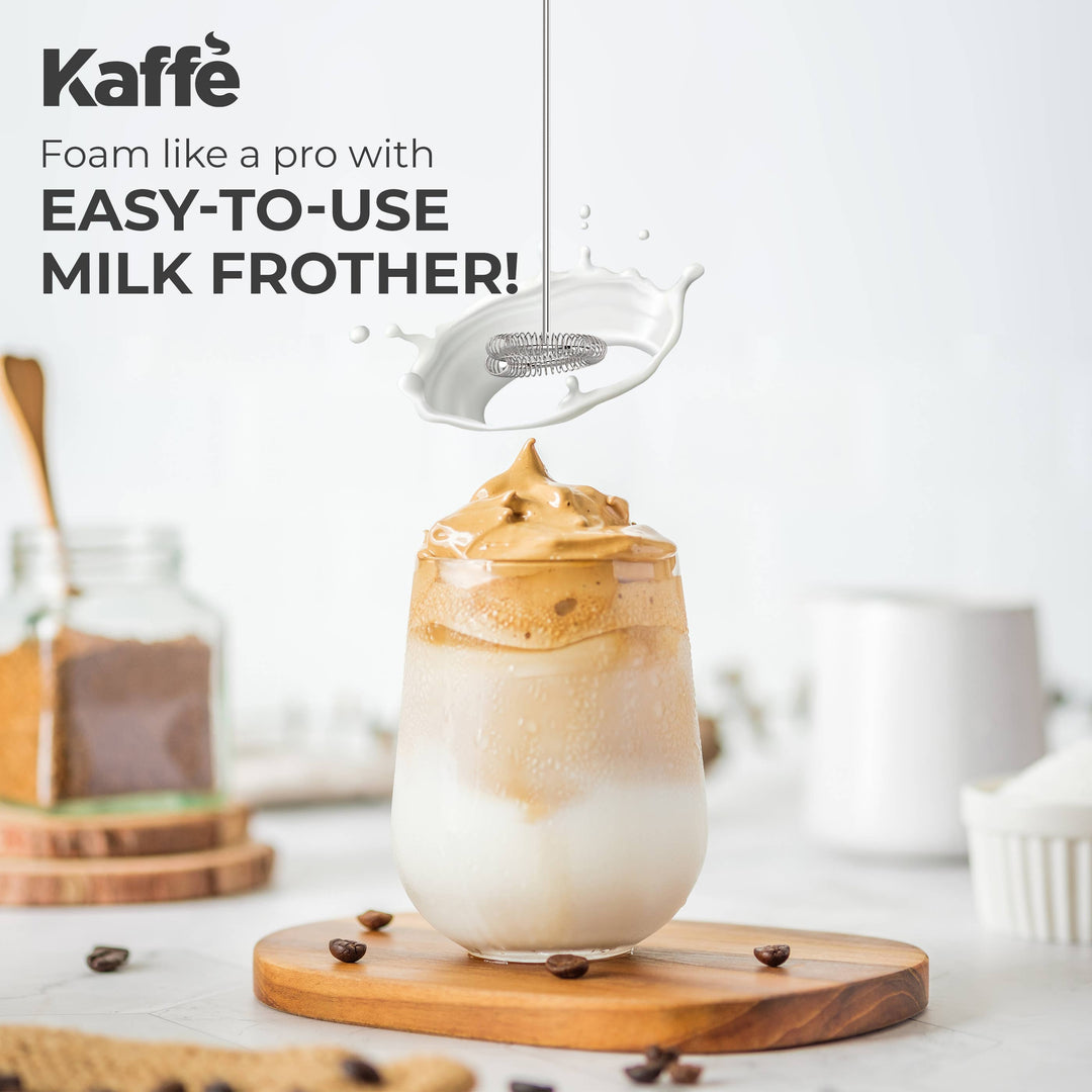 Handheld Milk Frother – Battery-Operated & Portable