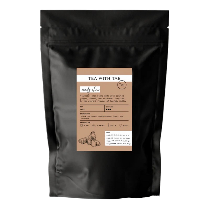 Candy Chai Tea – Chai with Candied Ginger