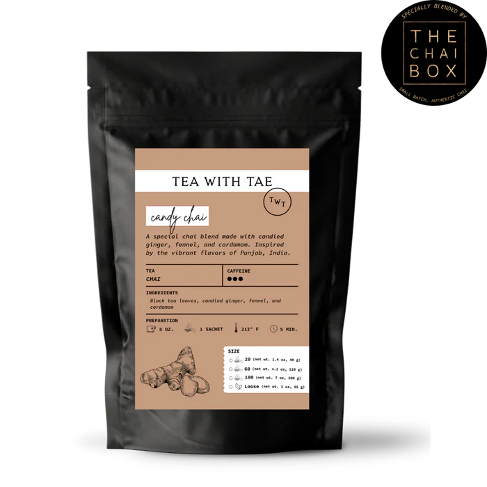 Candy Chai Tea – Chai with Candied Ginger