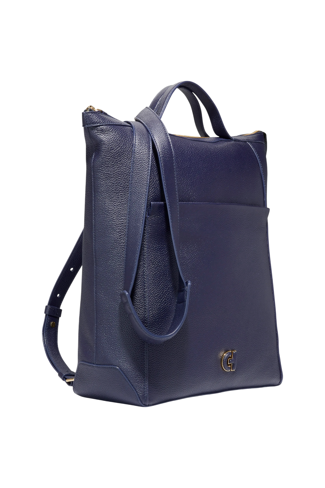 Cole Haan Grand Ambition Convertible Luxe Leather Backpack – Evening Blue