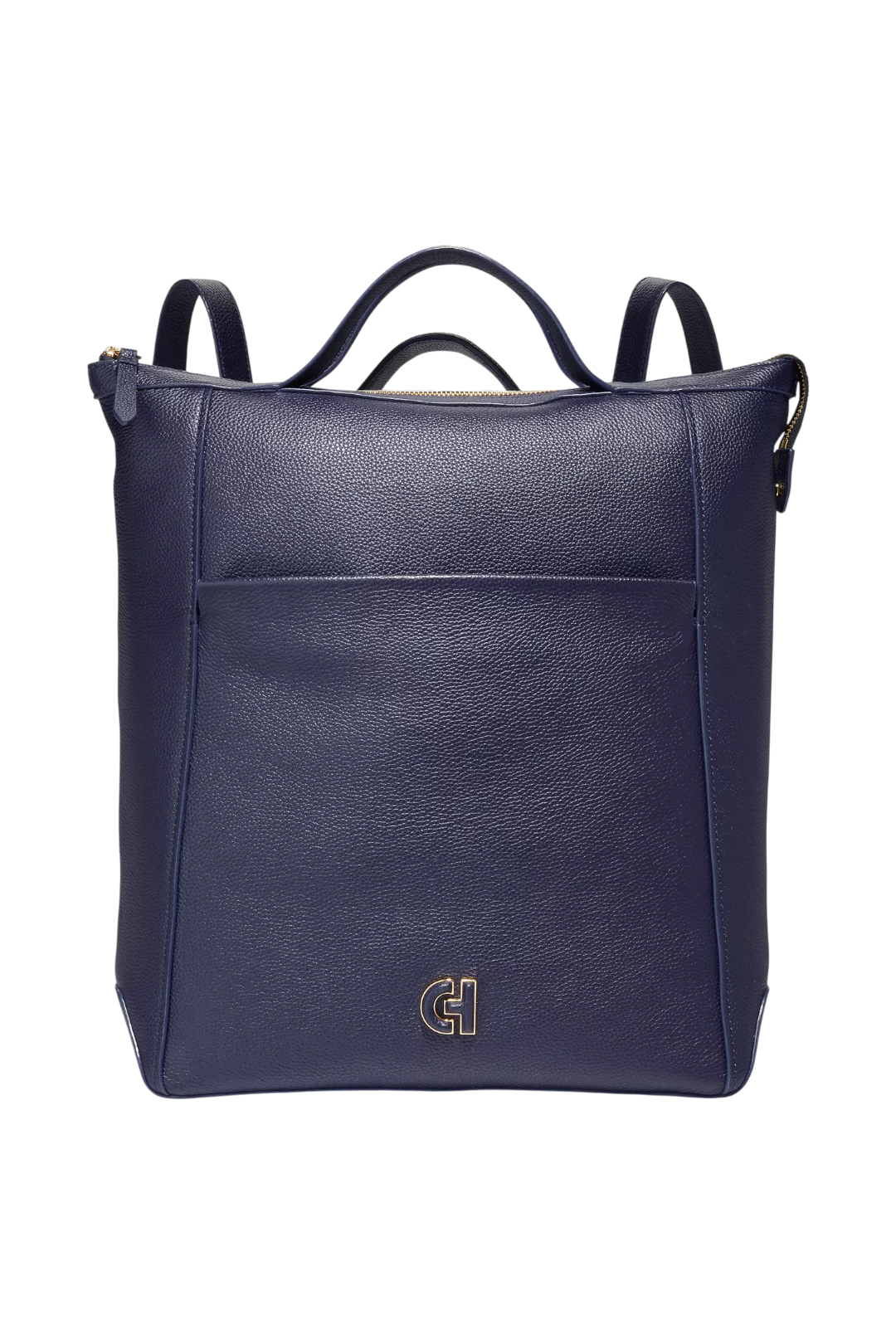 Cole Haan Grand Ambition Convertible Luxe Leather Backpack – Evening Blue